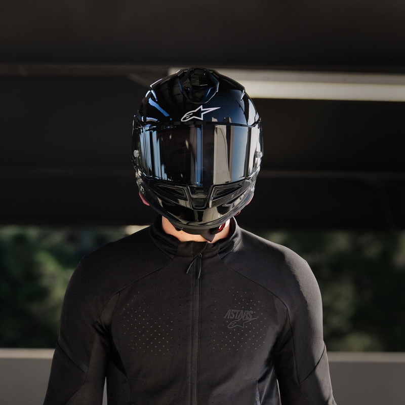 Alpinestars S-R7 Solid Integralhelm, schwarz