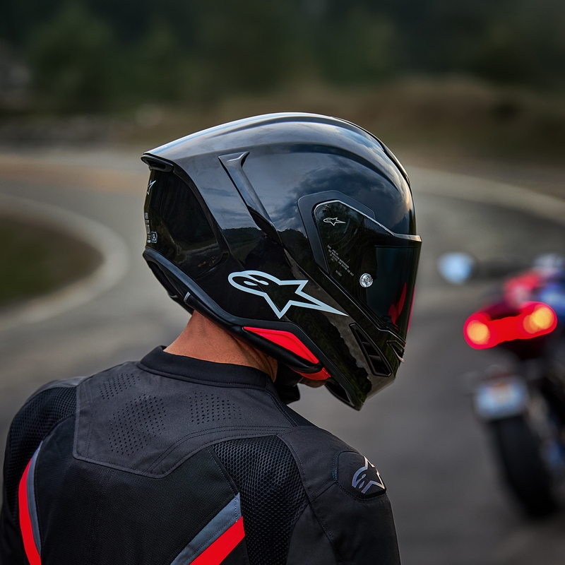 Alpinestars S-R7 Solid Integralhelm, schwarz