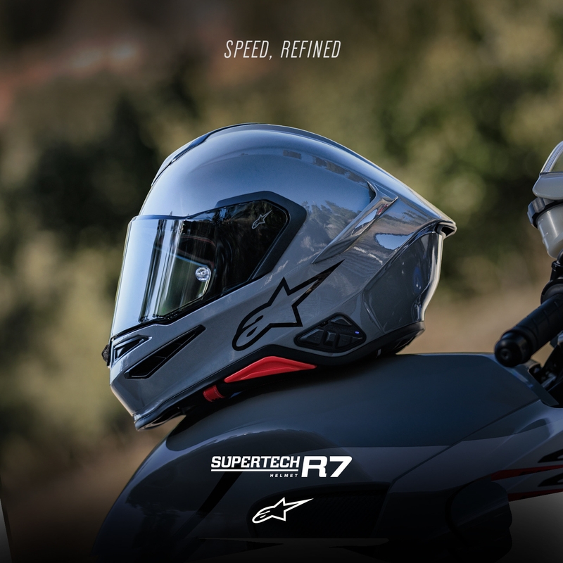 Alpinestars S-R7 Integralhelm, grau