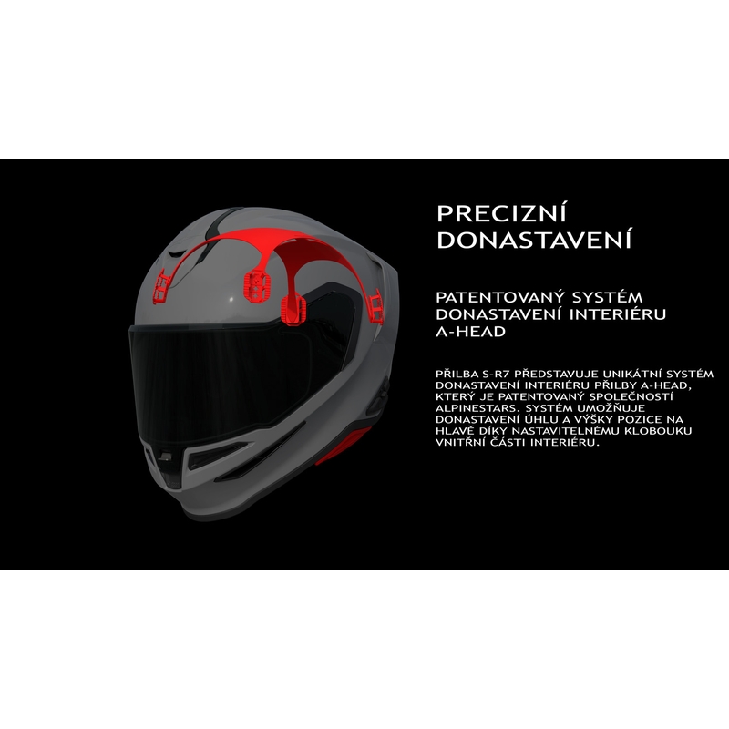 Alpinestars S-R7 Integralhelm, grau