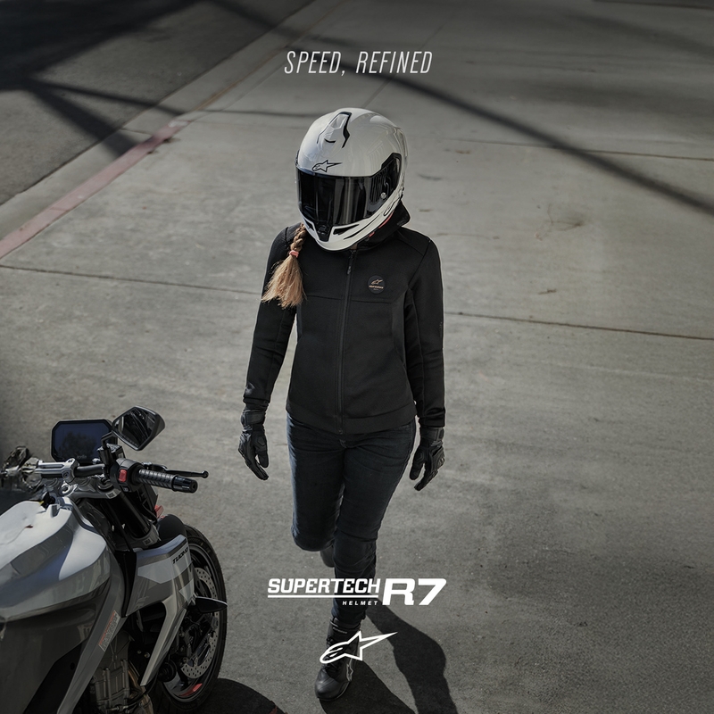 Alpinestars S-R7 Integralhelm, weiß