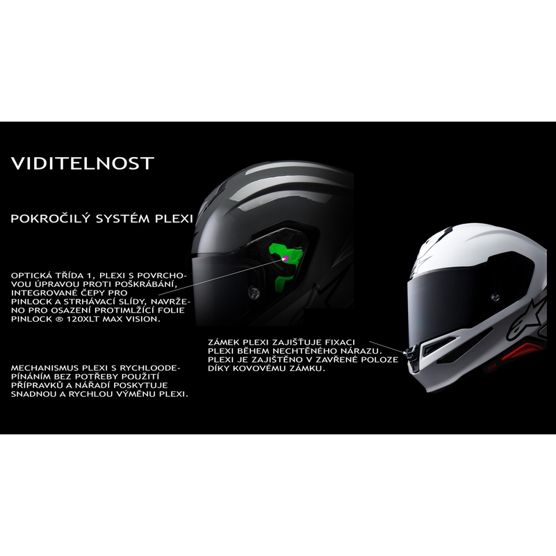Alpinestars S-R7 Integralhelm, weiß