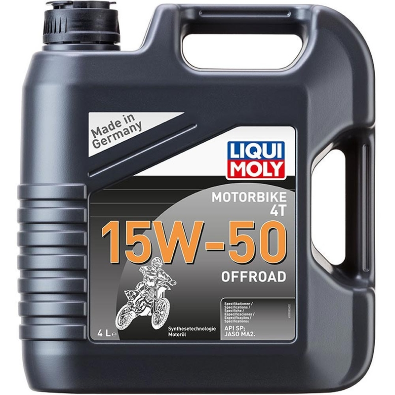 Synthetisches Motoröl LIQUI MOLY Motorrad 4T 15W50 Offroad 4 l