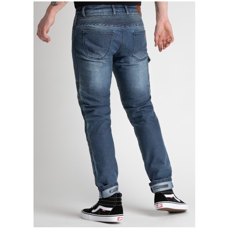 BROGER Ohio Blaue Motorradjeans Ausverkauf
