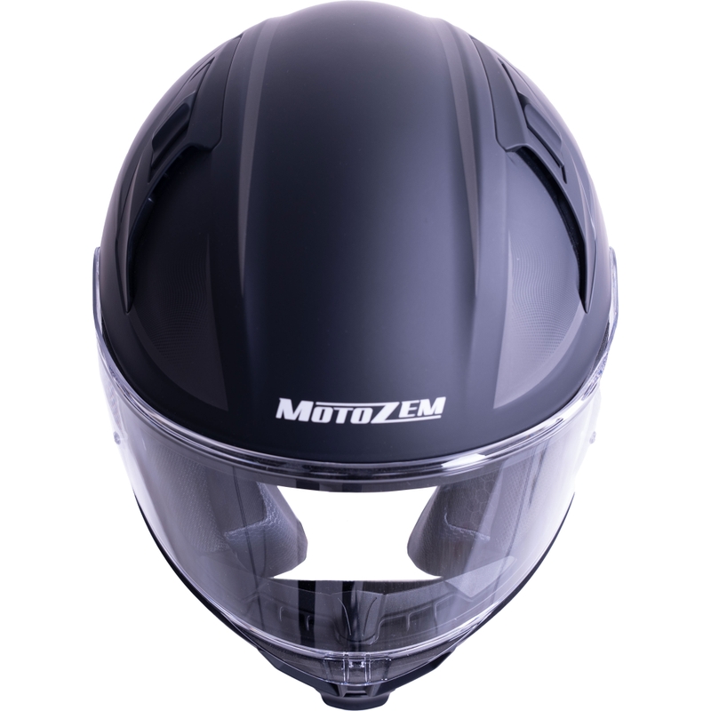 MotoZem Guardian Integralhelm, mattschwarz - Muster