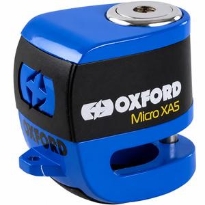 Oxford Micro XA5 Scheibenbremsenschloss – Limitierte Auflage Blau