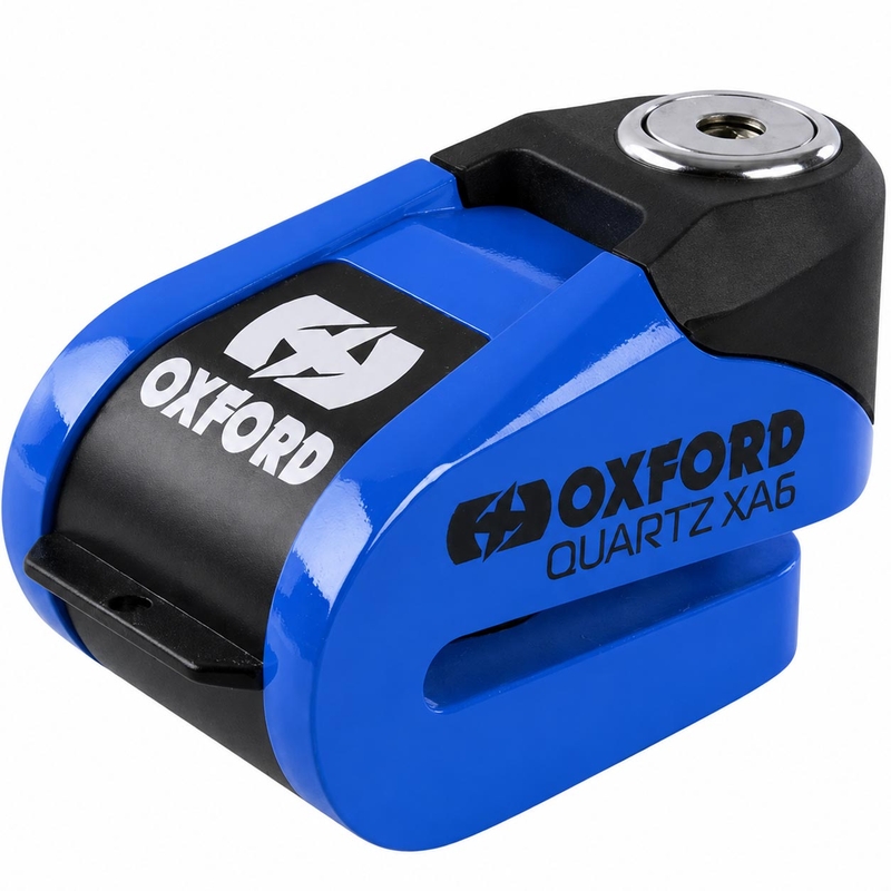 Oxford Quartz Alarm XA6 Scheibenbremsschloss – Limitierte Auflage Blau