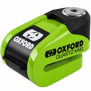 Oxford Quartz Alarm XA10 Scheibenbremsschloss – Limitierte Auflage Grün