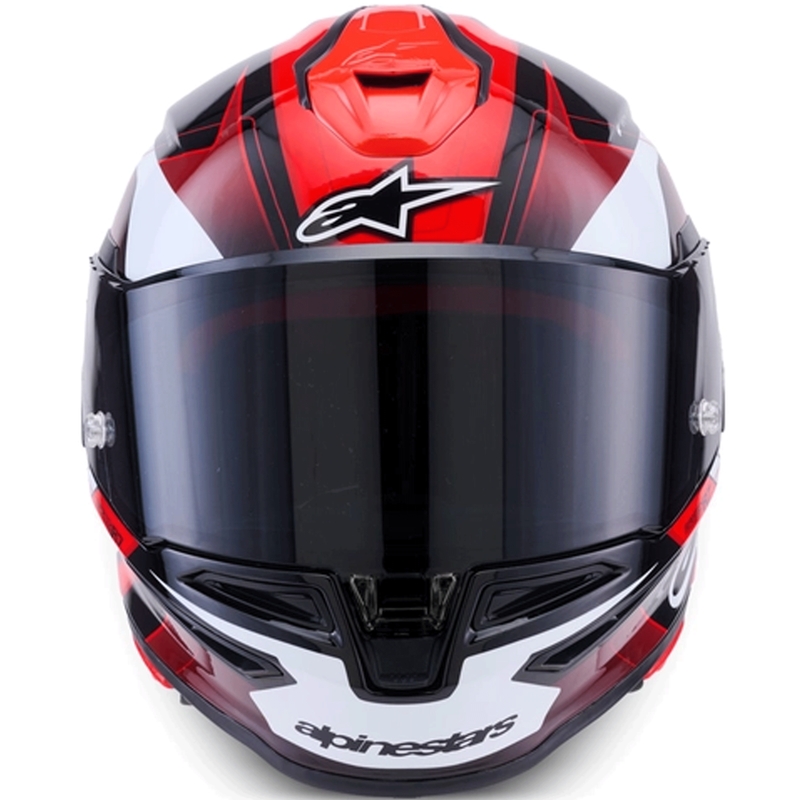 Alpinestars S-R7 Kinetis Integralhelm, schwarz-rot-weiß