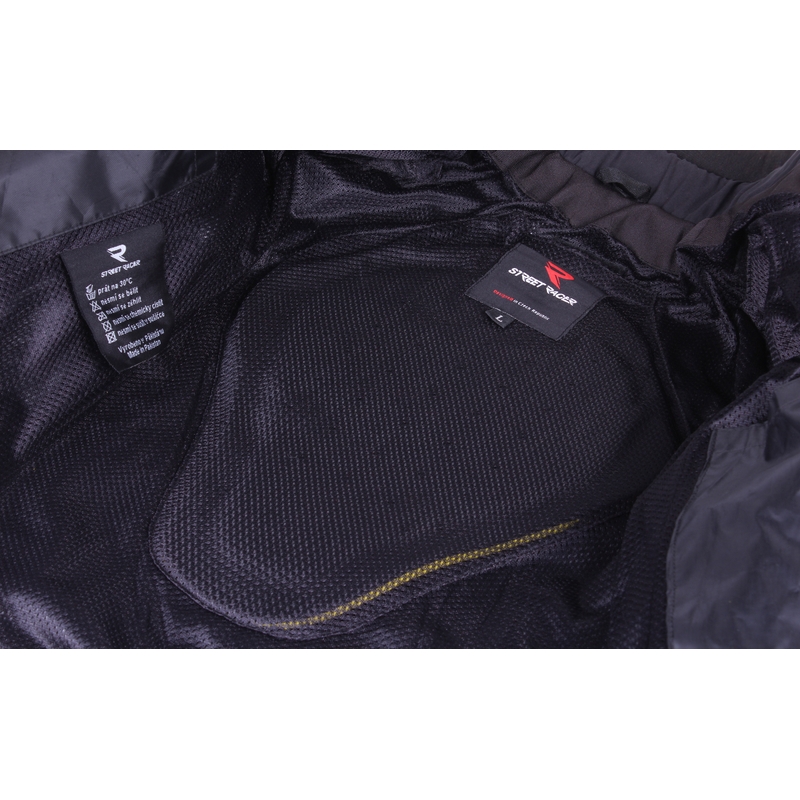 Kinder Motorradjacke Street Racer Drago schwarz-fluo gelb Ausverkauf