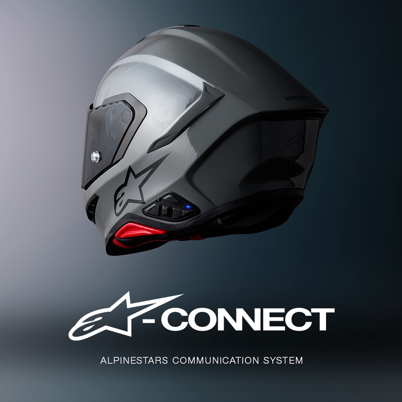 Bluetooth-Motorrad-Intercom-System Alpinestars A-CONNECT, schwarz