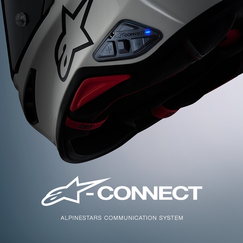 Bluetooth-Motorrad-Intercom-System Alpinestars A-CONNECT, schwarz