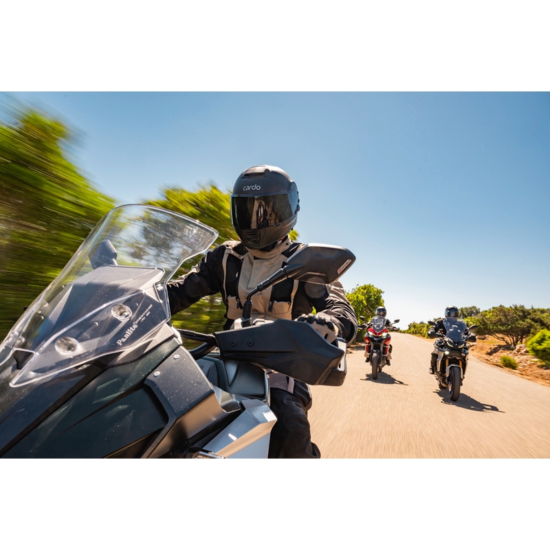 Cardo Beyond GTS Integralhelm für Motorräder, schwarz