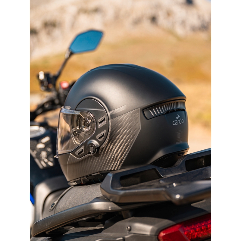 Cardo Beyond GTS Integralhelm für Motorräder, schwarz