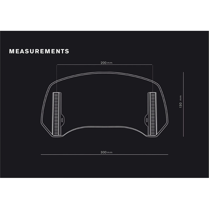 Multiadjustable visor PUIG 2.0 clip-on getönt