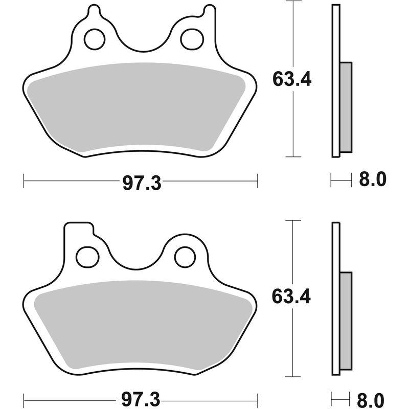 Bremsbeläge BREMBO