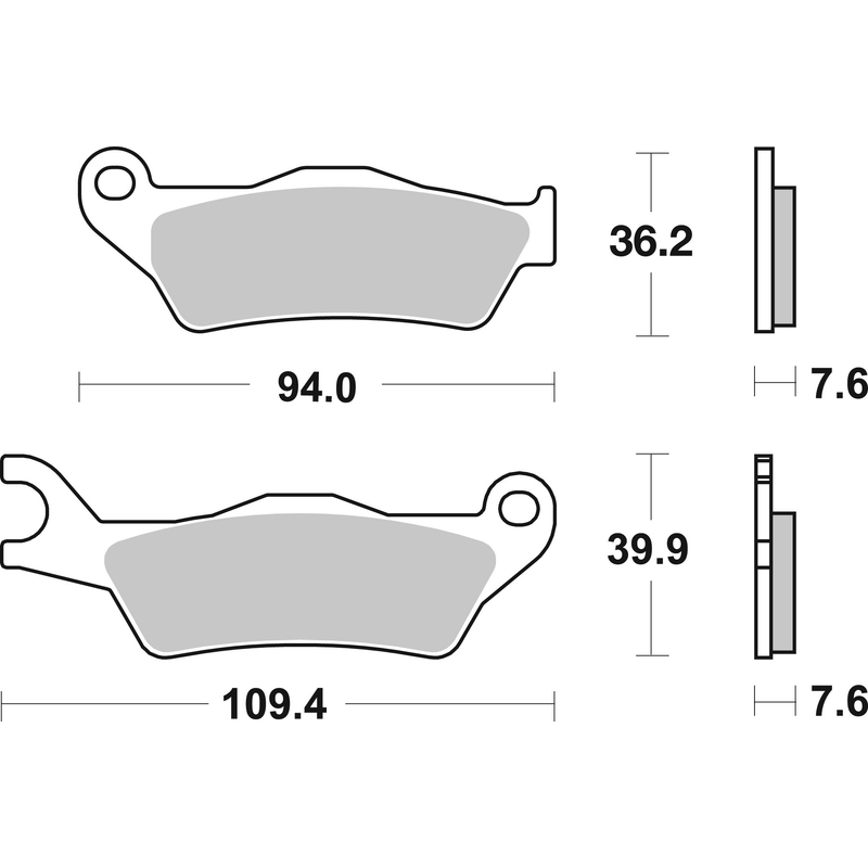 Bremsbeläge BREMBO CC SCOOTER