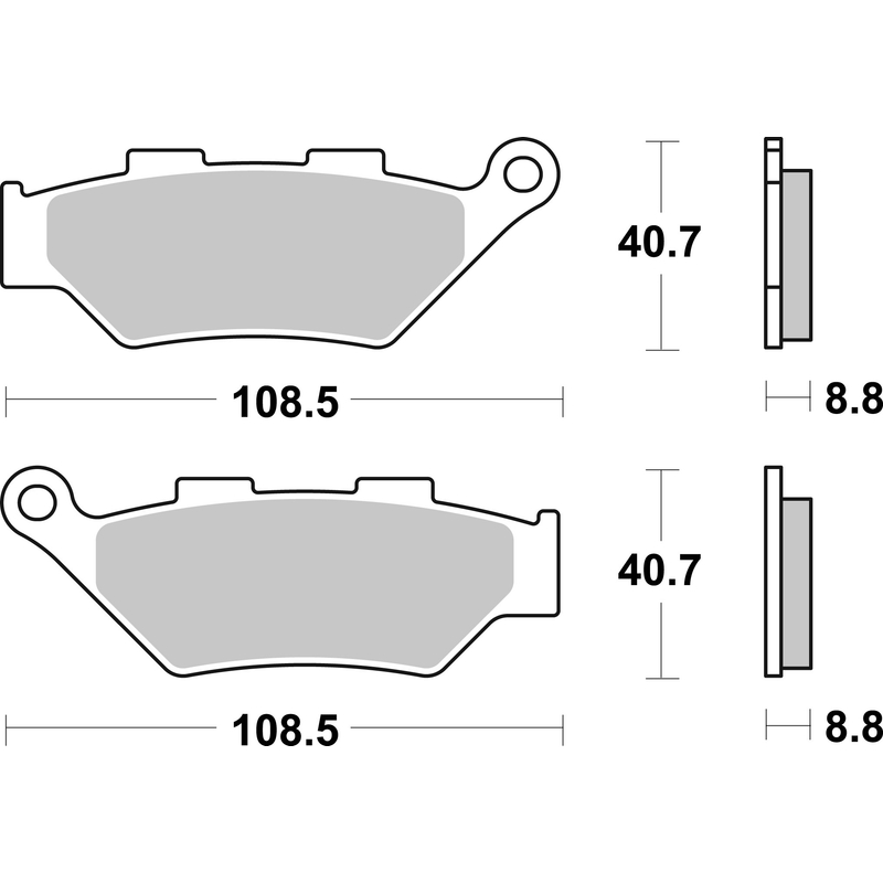 Bremsbeläge BREMBO