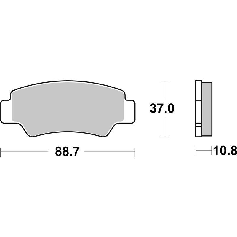 Bremsbeläge BREMBO