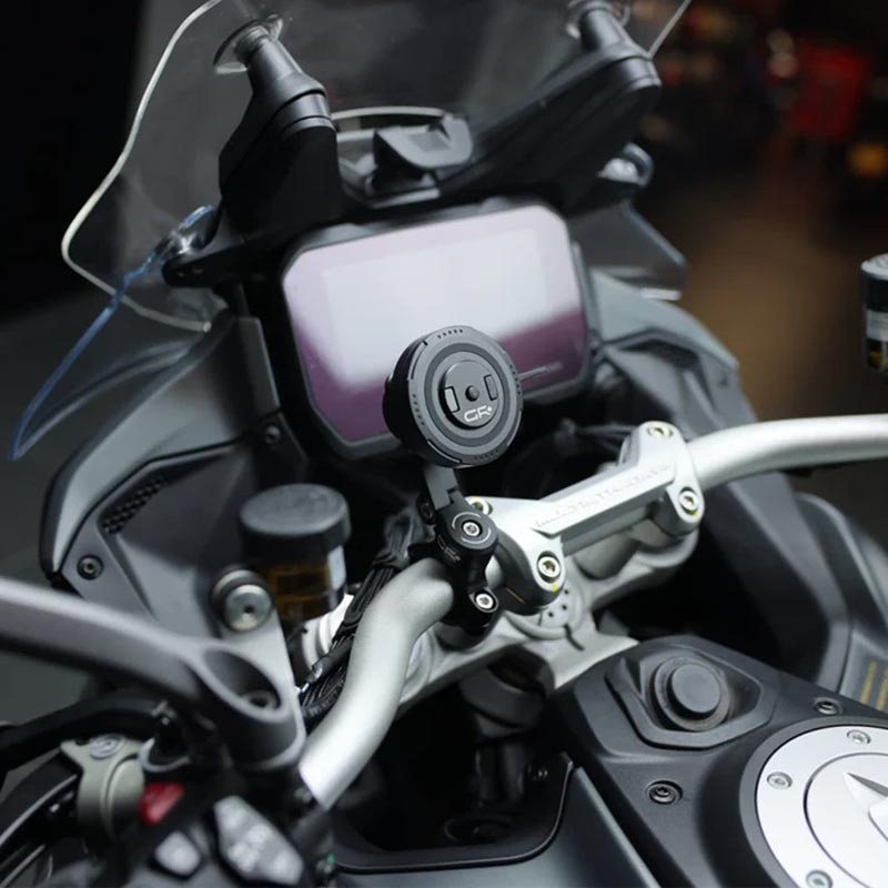 Motorradlenker-Handyhalterung mit verstellbarem Arm GRxplore MT11 schwarz