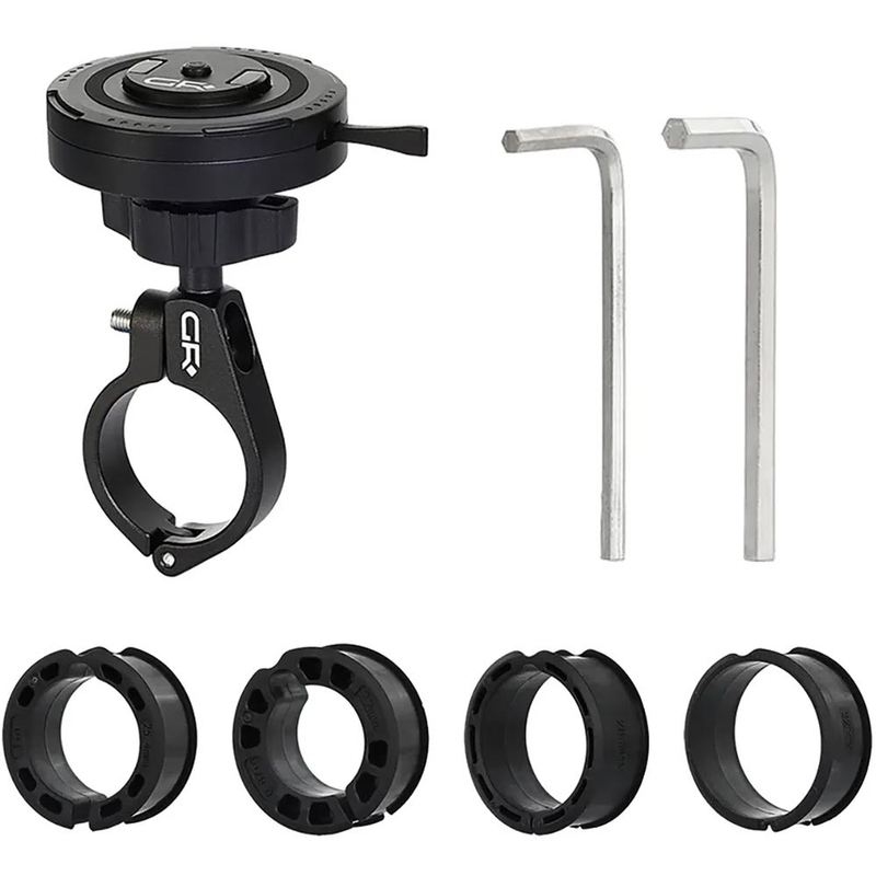 GRxplore MT2 Drehbarer Handyhalter mit Drehverschluss, schwarz