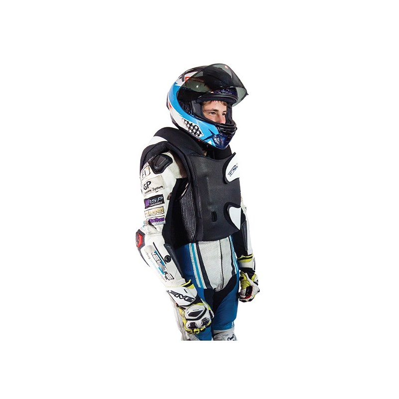 Airbagweste HELITE GP Air 2 schwarz und weiß