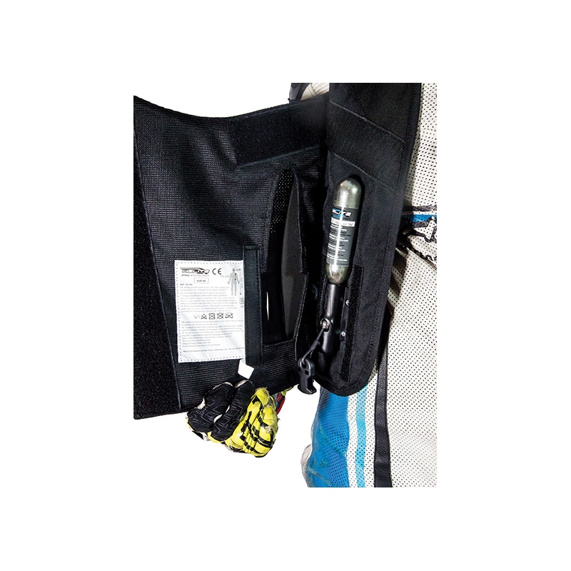 Airbagweste HELITE GP Air 2 schwarz und weiß
