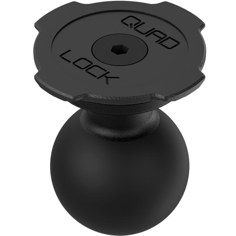 Quad Lock® Auto - Kugelkopfkappenadapter schwarz
