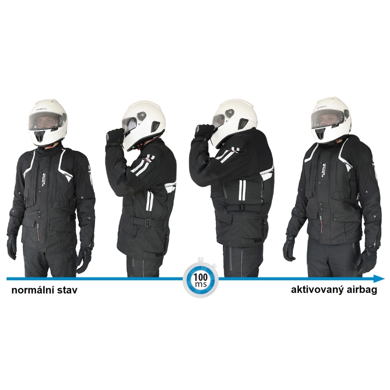 HELITE Touring Airbag Jacket Schwarz