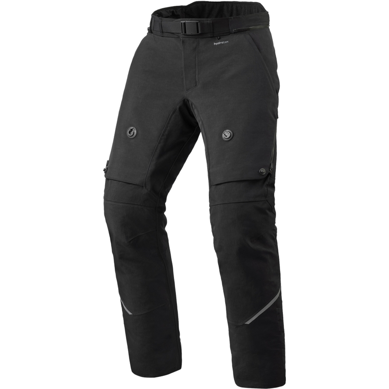 Revit Fractal H2O Kurze Motorradhose Schwarz