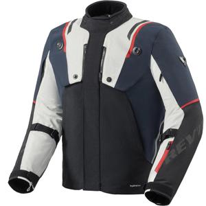 Revit Fractal H2O Motorradjacke blau-weiß