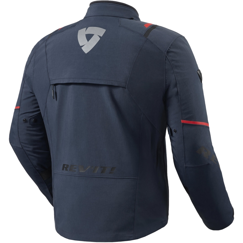 Revit Fractal H2O Motorradjacke Dunkelblau