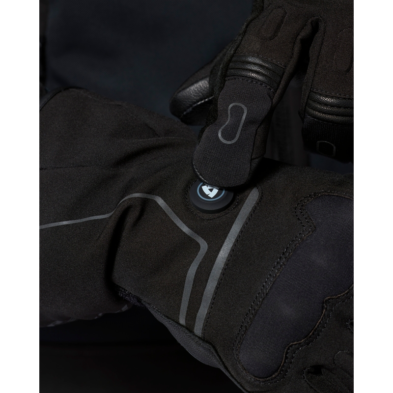Revit Liberty 2 H2O beheizbare Motorradhandschuhe, schwarz