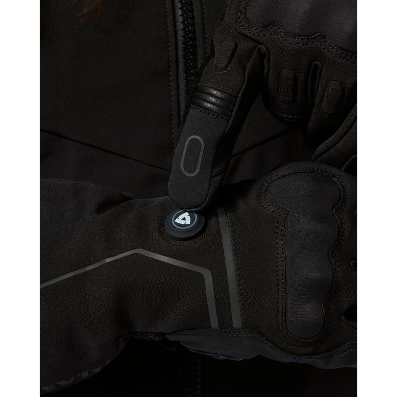 Revit Liberty 2 H2O Beheizbare Motorradhandschuhe für Damen, Schwarz