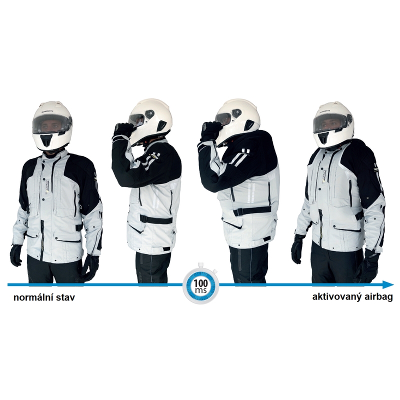 Airbagjacke HELITE Touring Neu grau Ausverkauf