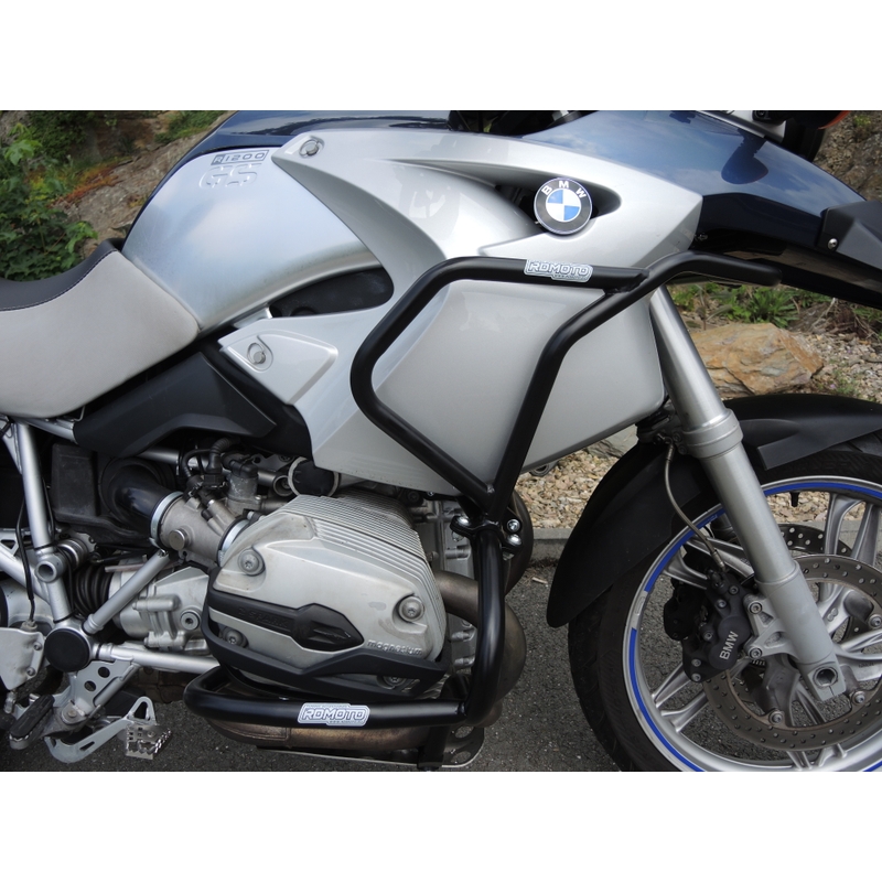 Motor Schutzrahmen RDMOTO schwarz upper + lower für BMW R 1200 GS 2004-2007