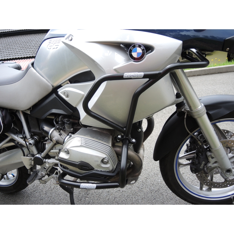 Motor Schutzrahmen RDMOTO schwarz upper + lower für BMW R 1200 GS 2004-2007