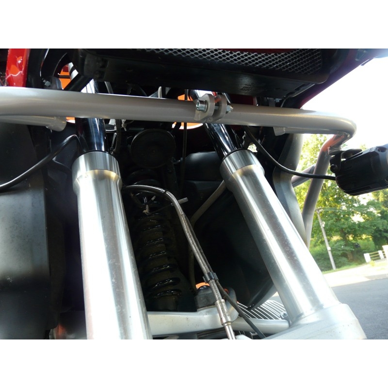 Motor Schutzrahmen RDMOTO silber upper + lower
