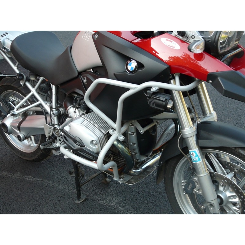 Motor Schutzrahmen RDMOTO silber upper + lower