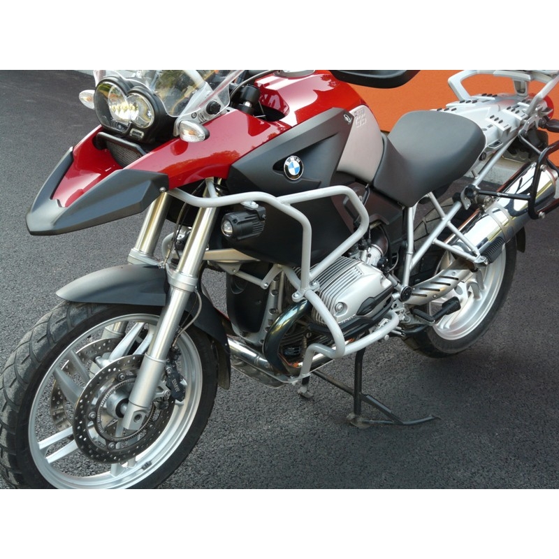 Motor Schutzrahmen RDMOTO silber upper + lower