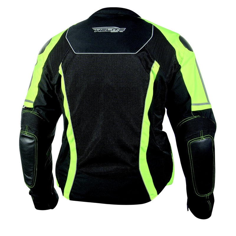 Airbagjacke HELITE Vented schwarz-fluorgelb
