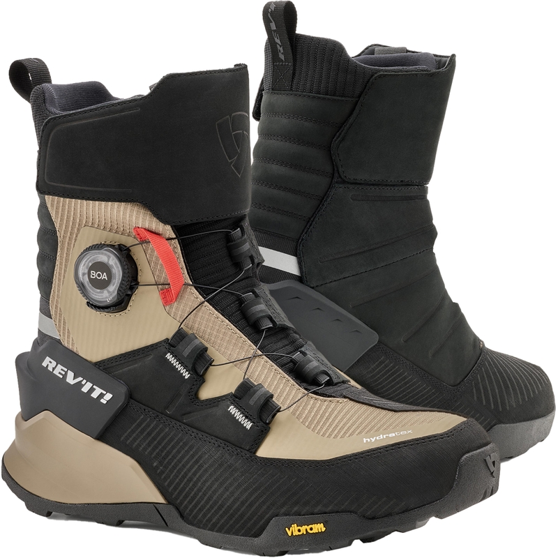Revit Derecho H2O Motorradstiefel schwarz-sand