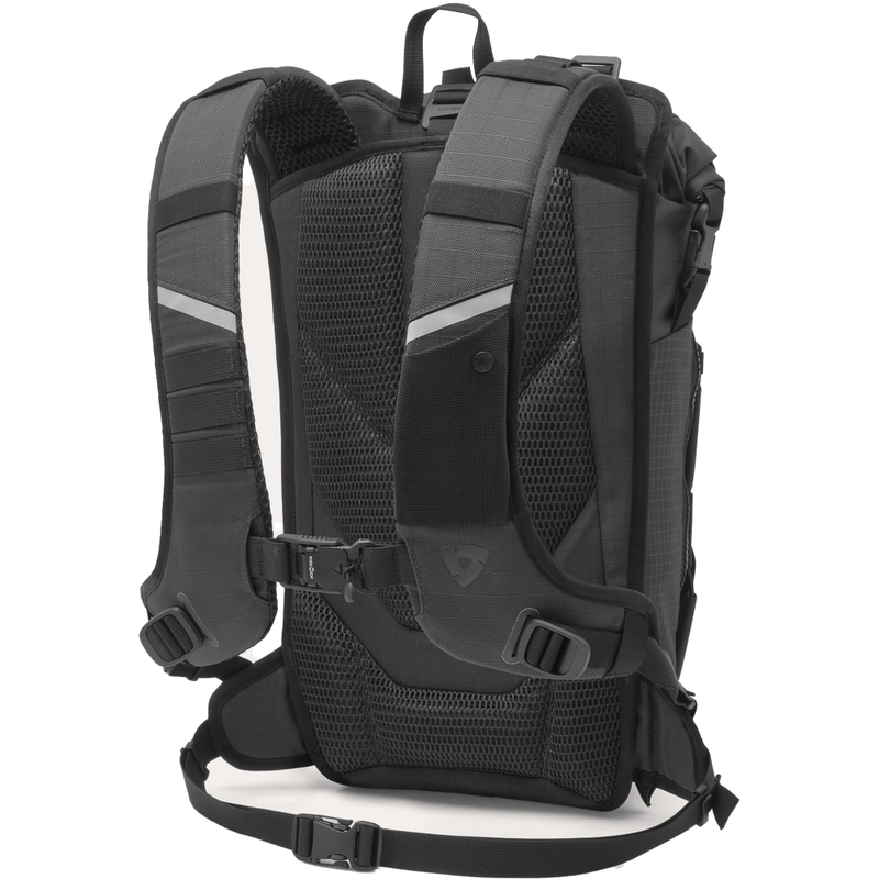 Revit Bauxite H2O Motorradrucksack grau-schwarz 18 l