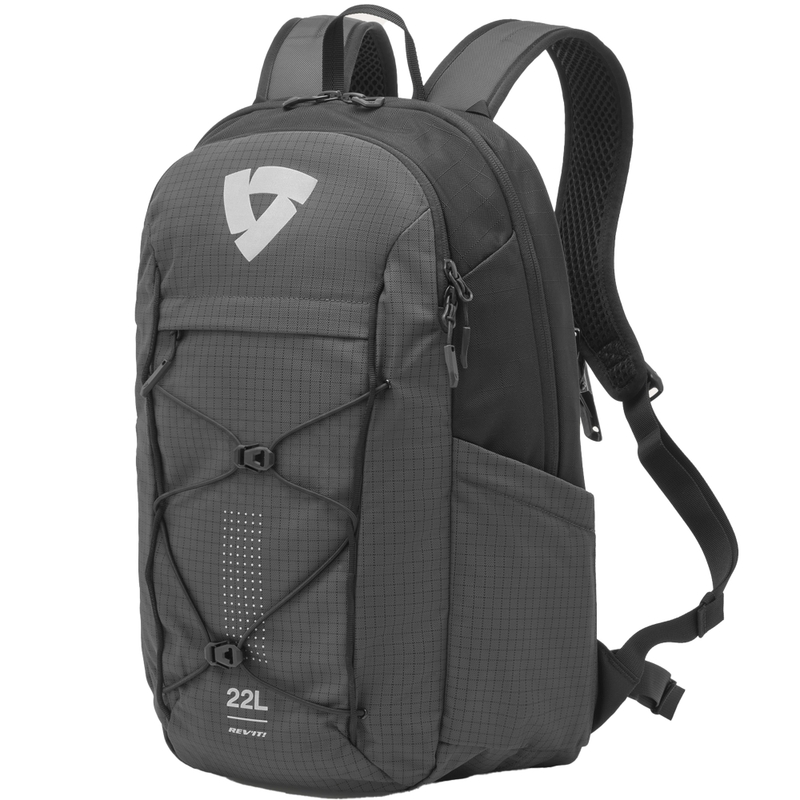 Revit Saroa Motorradrucksack grau-schwarz 22 l