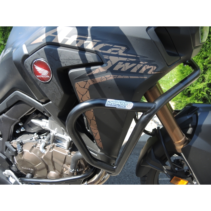 Motor Schutzrahmen RDMOTO schwarz matt upper + lower für HONDA CRF 1000 L Africa Twin 2016-2019