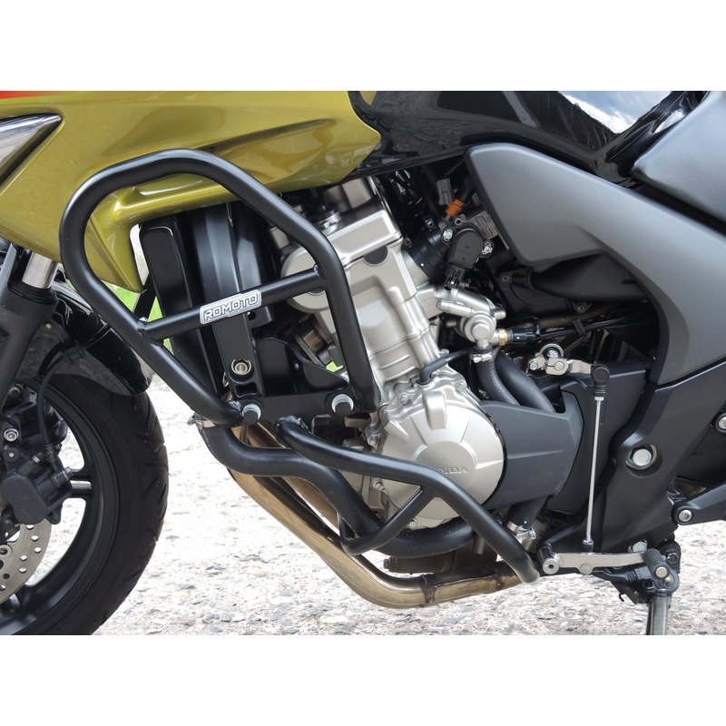 Motor Schutzrahmen RDMOTO schwarz matt upper + lower für HONDA CBF 600 / S 2008-2012