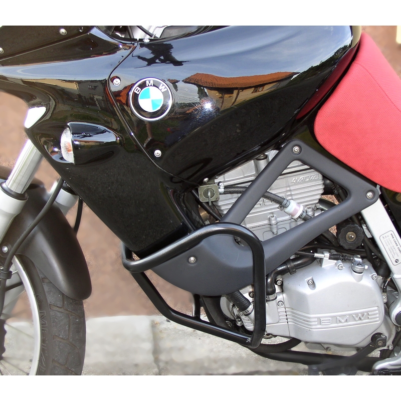 Motor Schutzrahmen RDMOTO schwarz matt für BMW F 650 1993-1996