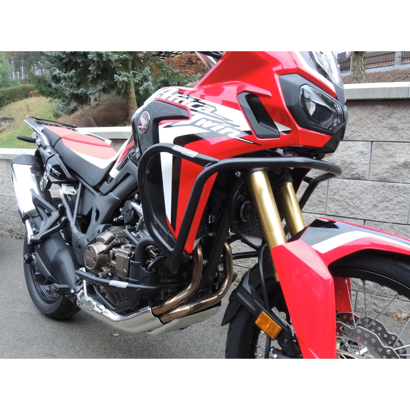 Motor Schutzrahmen RDMOTO schwarz upper + lower für HONDA CRF 1000 L Africa Twin 2016-2018