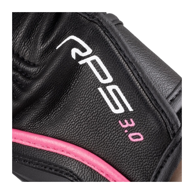 Damen-Motorradhandschuhe Oxford RP-5 3.0 schwarz-weiß-rosa