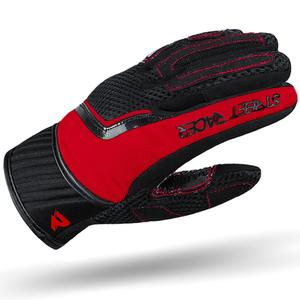 Street Racer Stunt Motorradhandschuhe schwarz-rot